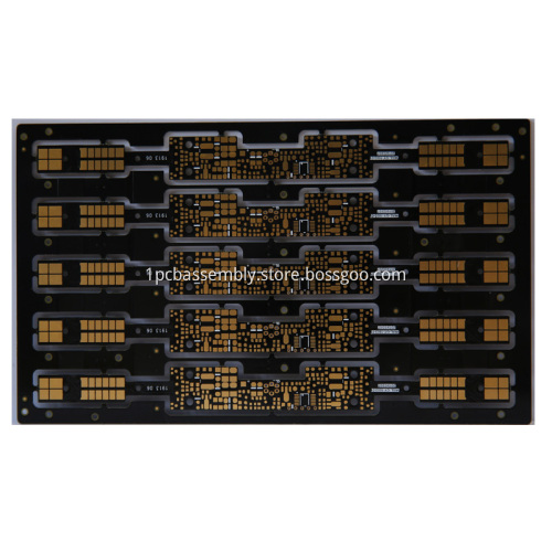 Blue Solder Mask 4layers Rigid Flex Circuit Board